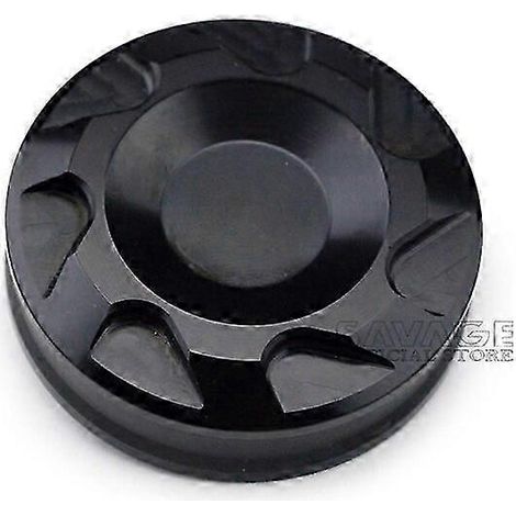 Bouchon de réservoir de cylindre de frein avant pour Kawasaki ZX6R ZX10R ZX14R 1000 Z1000SX, accessoires moto, couvercle de liquide d'huile CNC, protège-tibias de moto (noir) (1/5)