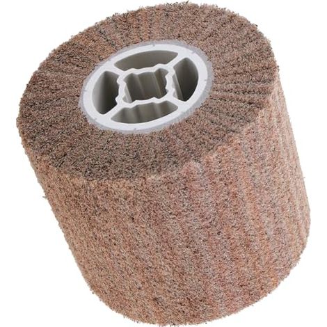 Brosse en nylon - Rouleau abrasif pour machine à satiner Grain 240 Manchons abrasifs ponceuse 120 x 100 mm (1/5)