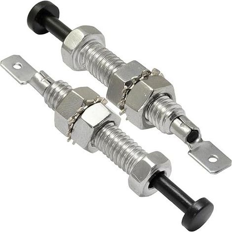 C69368 – 2er-Pack Kofferraum-/Motorhauben-Sensorschalter für Autoalarmanlagen – M8-Gewinde – Metall und Kunststoff – Sicherheitsknopf (1/5)
