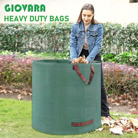 Filiyano-272 L de sacs à déchets de jardin, sacs de rangement étanches et résistants avec (1/5)