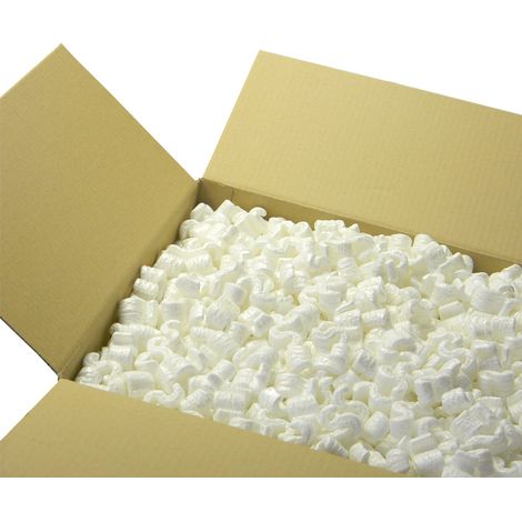 Lot de 100 litres particules de calage en polystyrène expansé – Économique et recyclable – Protection optimale pour colis – Sans poussière – Storopack