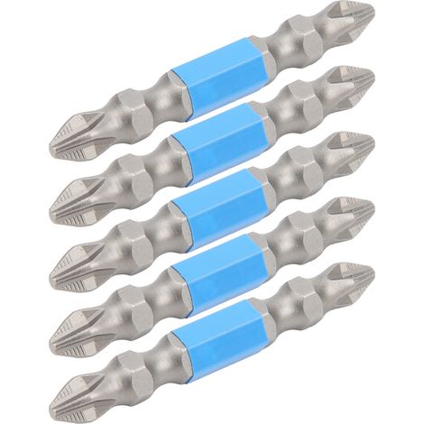 Embouts de tournevis doubles de 50 mm avec tête de tournevis magnétique PH2 pour perceuses électriques portatives (1/5)