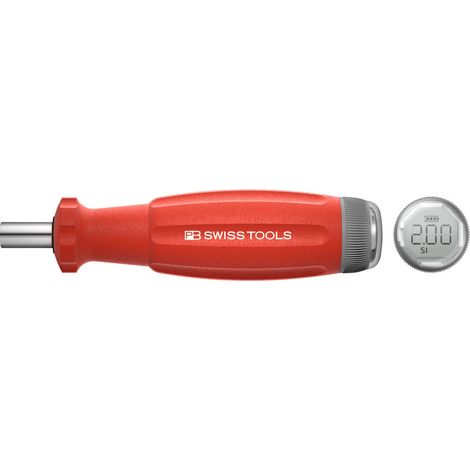 PB Swiss Tools Drehmoment-Schraubendreher, mit Digitalanzeige, D-6,3-Bitaufnahme, 200 cN·m (1/2)