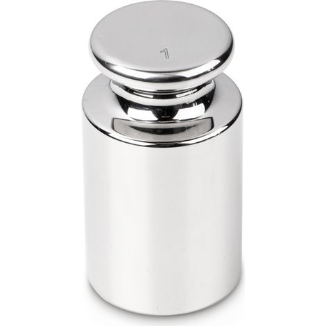 Kern Prüfgewicht 326-11K+C kalibriert, F1, Nennwert 1 kg, Eco-Form, Edelstahl poliert