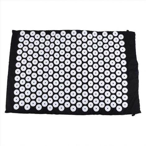 Tapis de yoga d'acupression, coussin de massage, tapis d'acupression pour soulager le stress et la douleur, tapis de yoga à picots pour soulager le stress, LeisureMat, A (1/5)
