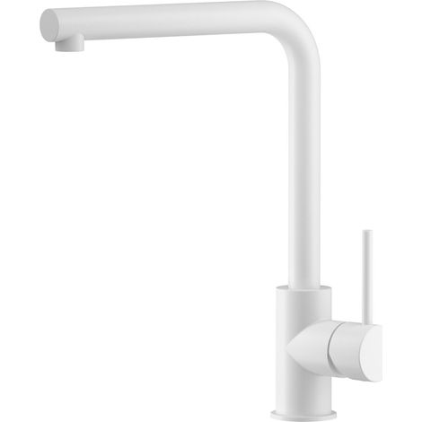 RONA Mitigeur d'évier sur pied, blanc mat (1/4)