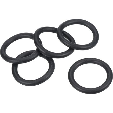 O Ring Nitrile Rubber 42mm OD 32mm ID 5mm Width, 5Pcs Metric Sealing Gasket for Tap Plumbing Automotive Repair, Black (1/5)