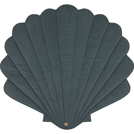 Tapis de sol coquillage molletonné bébé enfant sea stories - Gris (1/5)