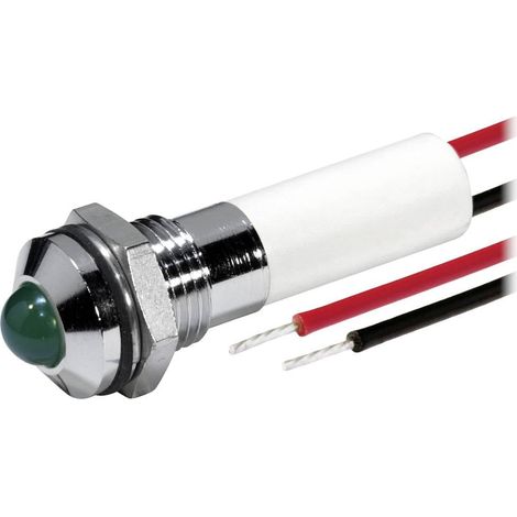 CML Innovative Technologies 19040251/6 Luce di segnalazione a LED Verde 12 V/DC 32 mcd