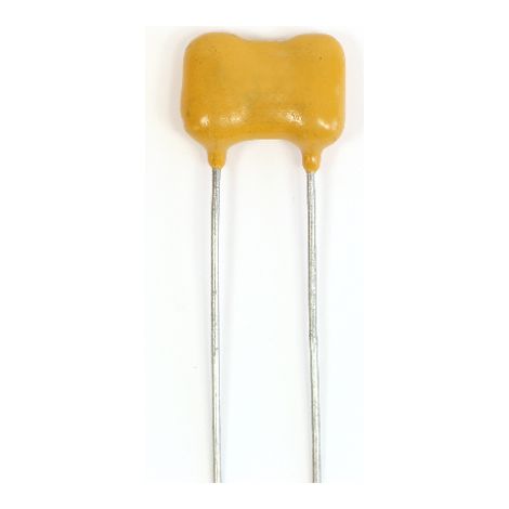 Condensateur mica, 680pF, 500V c.c., 16.51 x 5.33 x 12.95mm, pas de 8.89mm, +150 °C -55 °C.