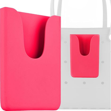 Support de Téléphone Compatible avec Bogg Bag - Universel et Fabriqué en Silicone Rose (1/5)