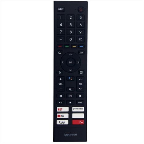 Remplacez la Télécommande ERF3F80H pour Hisense Smart LED TV A6 Series 43A53FUA 50A53FUA 55A53FUA 65A53FUA 60A53FUA 50A66FUA (1/4)