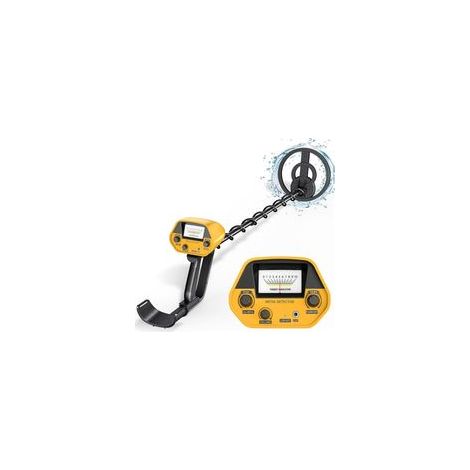25 cm Détecteur de métaux de haute précision de avec hauteur réglable, sans piles incluses, bobine de recherche étanche pour détecteur de métaux professionnel, adapté aux enfants et aux adultes