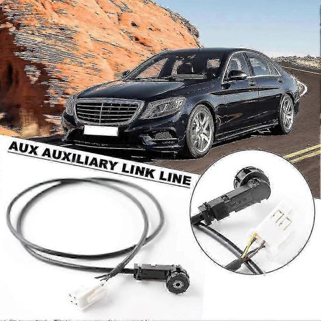 Câble auxiliaire pour Mercedes Classe C W203 2000-2007 - Câble d'entrée auxiliaire radio 8753962647395 (1/4)