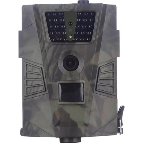 Caméra Faune Sauvage Caméra De Base Sentier La Faune HT001 12MP 1080P, Pièges Photos À Vision Nocturne, Surveillance Sauvage, Caméras Chasse Surveillance Fiable Précise(2PCS HT001) (1/5)