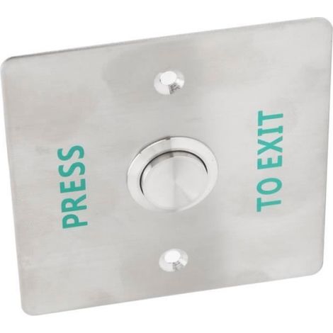 Bouton de sortie de porte Interrupteur de Sortie de Porte Bouton de Déverrouillage Système Contrôle dAccès Acier Femeo (1/4)
