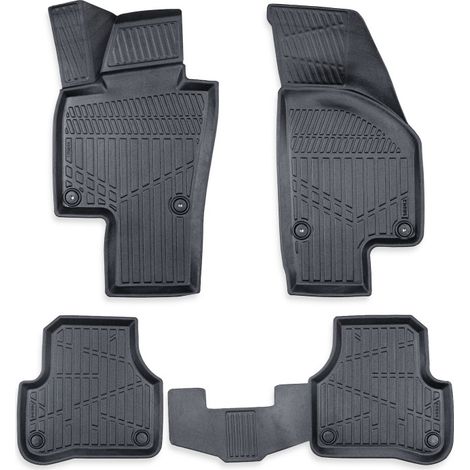 4-teiliges Set 3D-Gummifußmatten für den Innenraum Erpassan - SKODA SUPERB II 2008–2015