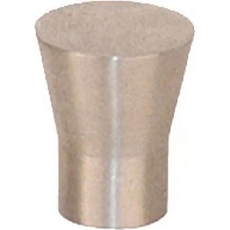 Cadap Pulsante Cone in acciaio inox spazzolato 20x25 mm moderno