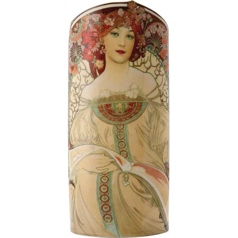 Vase Rêverie Mucha John Beswick en céramique 23 cm (1/3)