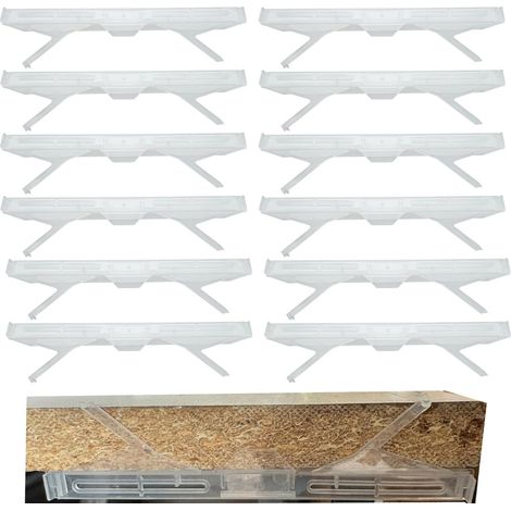 Pièges à coléoptères de ruche en plastique, lot de 12, petits plateaux de capture de parasites de ruche, outils de piège à insectes de ruche apicoles réutilisables, fournitures de lutte antiparasitair (1/4)