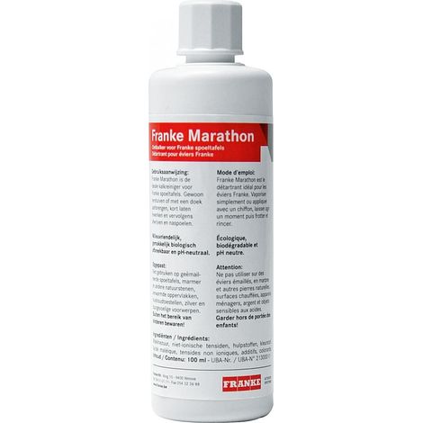 Détartrant pour tous types d'éviers et de cuves - 100 ml - Franke Marathon