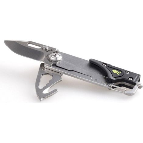 Couteau pliant avec lumière de secours, acier inoxydable, longueur totale 144mm, lame 50mm