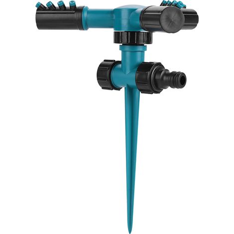 360° drehbarer Rasensprenger mit 3 verstellbaren Armen zur automatischen Gartenbewässerung (1/5)