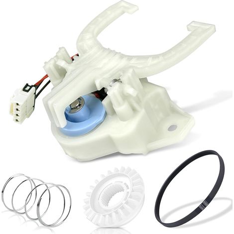 WH03X30517 Waschmaschinen-Modusschalter, WH01X27538 Waschmaschinen-Antriebsriemen, WH05X24185 Waschmaschinenkupplung und WH01X24434 Waschmaschinenfeder für GE (1/5)