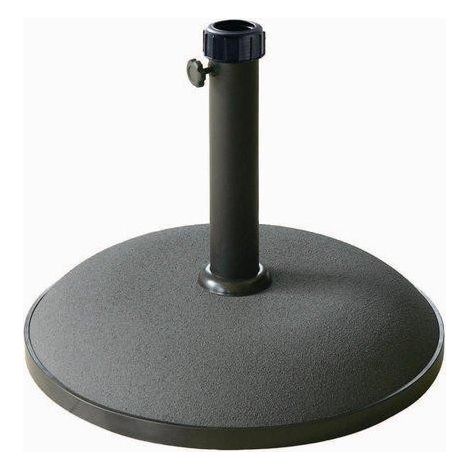 Amicasa Base Sombrilla YTH25-B 25 Kg Cemento Goma Negro