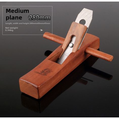 Rabot de menuisier sur trépied en bois, vente directe d'usine, rabot de menuisier en acajou indonésien, mini rabot de menuisier, outils de menuisier (jeu de 280 mm en séquoia) (1/5)