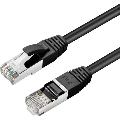 MicroConnect S/FTP CAT6 LSZH PiMF (Paare in Folie) 20m Schwarz, Cu, SSTP620S