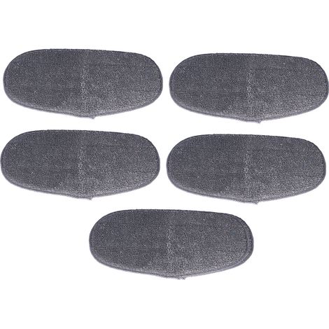 Lot de 5 lingettes de rechange en fibres ultrafines pour balai vapeur Leifheit CleanTenso (1/5)
