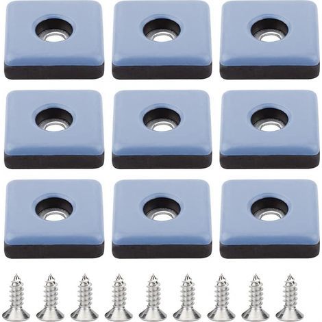 Lot de 24 patins de meubles de 25 mm avec vis pour pieds de chaise (1/5)