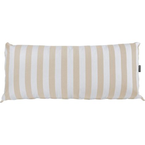 Coussin pour palette Toldotex Ecru Dossier 120x45x25 (rayé) Écru