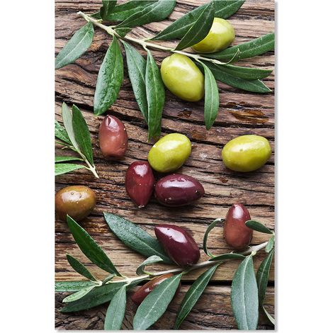 Affiche olives et saveur de provence - 40x60cm - made in France (1/5)
