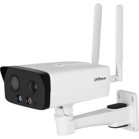 Dahua 4MP IR 2.8mm WizSense Telecamera Ip 4G LTE IPC-HFW3441DG-AS-4G-EAU-B