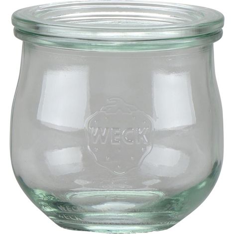 Tulpe-Glas "Cucinare" Rundrand 370 ml Weck-Glas, Rundrand-Deckel (1/3)