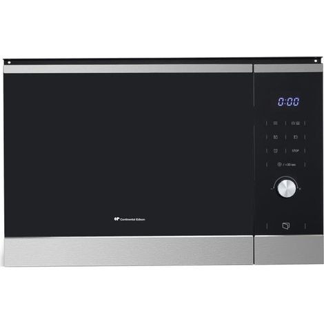 Micro ondes grill encastrable CONTINENTAL EDISON CEMO25GINE Noir Inox L59,5 x H38,8 x P40,1 cm 25L (1/6)