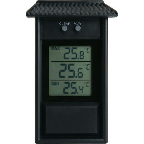 Thermomètre de serre avec affichage numérique Max Min (1/5)