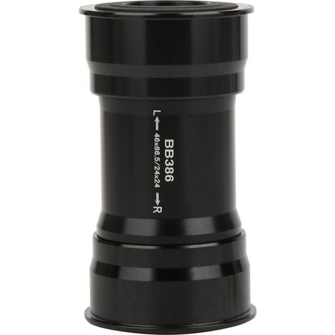 Cadre de Vélo de Montagne en Alliage d'Aluminium Noir BB386 - Support de Pédalier 24mm à Emboîtement Pressé pour Accessoires Vélo (1/5)