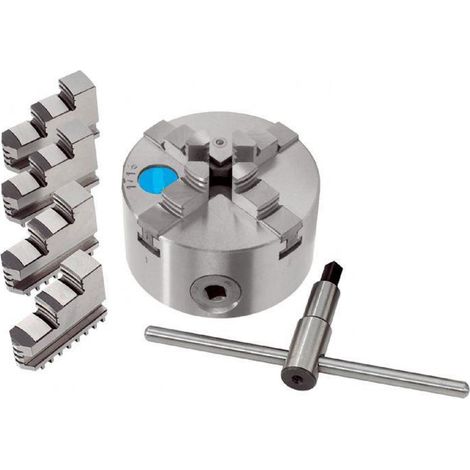 MANDRINO AUTOCENTRANTE PER TORNIO GRIFFE 4+4 - Ã 130mm (1/3)