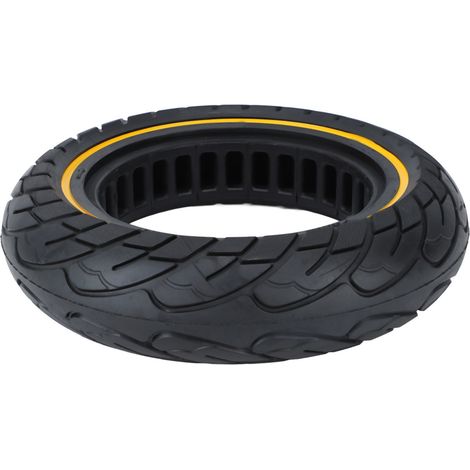 Pneu de scooter électrique 10x2.5 increvable, antidérapant et anti-vibration pour roues avant/arrière (1/5)