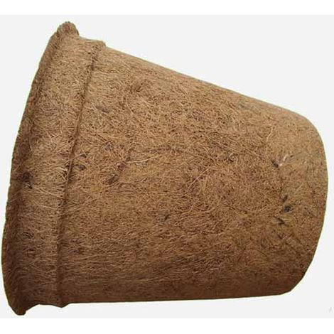 Coir Pots - Pack of 10 - Fibre/Latex - H28 cm