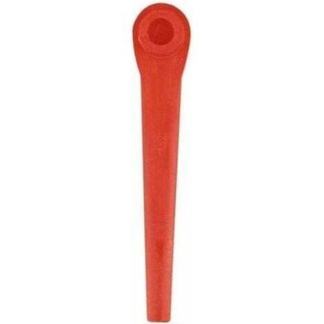 Lot de 100 Lames en Plastique compatibles avec Coupe-Bordure Gardena, Lames de Rechange pour Coupe-Bordures Gardena et Coupe-Bordures sans Fil,,rouge--INHHUB (1/4)