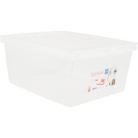 Eda Crystaline scatola di stoccaggio trasparente 18 L