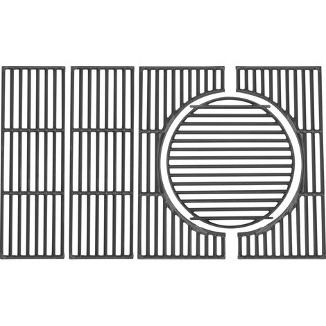 [GEBRAUCHT] B-Ware Modulares Gusseisenrost für Jamestown Gasgrill Knox II 4-Brenner Grillrost Set (1/2)