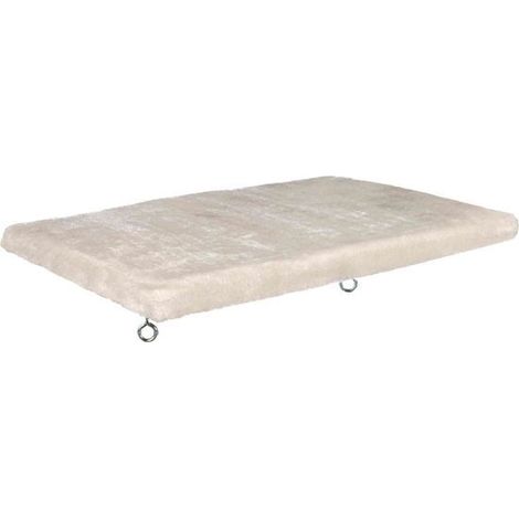 Coin repos rembourré pour rebord de fenêtre - 51 × 36 cm, gris clair (1/2)