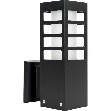 Applique esterna nera alluminio E27 IP54 SU-MA RADO (1/3)