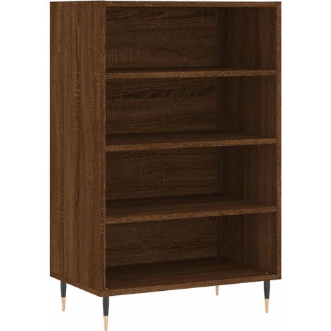 Credenza cassettiera cassettiera mobile contenitore organizer cucina soggiorno soggiorno alto 57 x 35 x 90 cm derivati del legno marrone 020033728