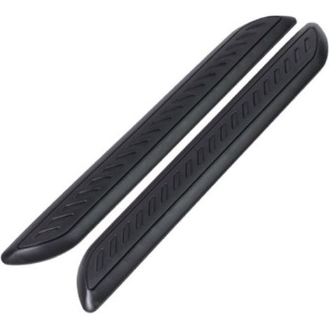 Bandes de protection pour pare-chocs - 40 x 5x1 cm - Caoutchouc - noir - Universel - Bandes d'évitement de collision - Bande anti-collision - 2 pièces (1/5)